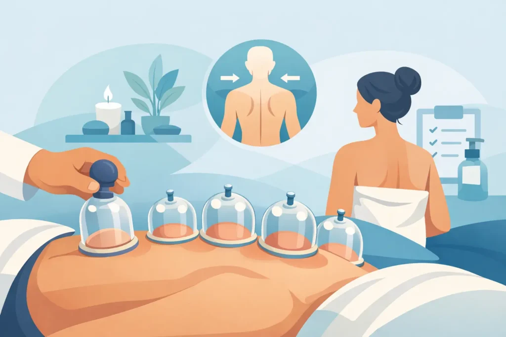 Handleiding cupping na behandeling
