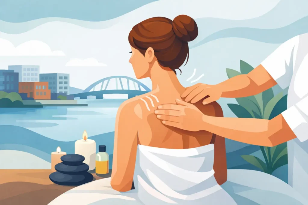 Massage IJburg bij stijve schouders